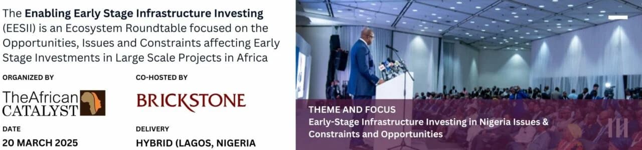 Enabling Early Stage Infrastructure Investing